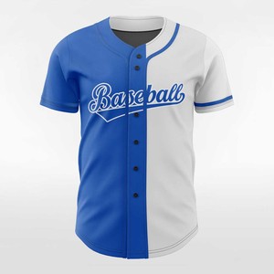 Camiseta de Béisbol Sublimada Transpirable con Diseño Estético, Estampado Gráfico Personalizado, Cierre de Botones, Estilo Casual para Europa - Product Image 2