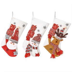 Modern Vintage Santa <b>Stocking</b> <b>Holder</b> Felt/Non-Woven Soft Christmas Decoration decorative <b>stocking</b> <b>holder</b> luxury <b>stocking</b> <b>holder</b> - Product Image 1