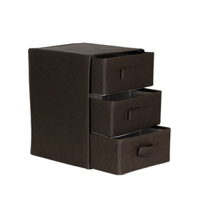 MA35.1 Small Foldable fabric storage cabinet for Jewelry Cosmetic OEM Customized Factory Price home storage & organization - Product Image 4