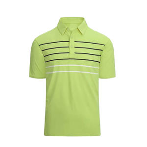 Polo de golf pour homme à séchage rapide avec logo personnalisé |   Vêtements de sport respirants |   Polo imprimé par sublimation - Product Image 5