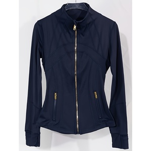High Quality Women Long Sleeve Fitness Training <b>Jacket</b> Activewear Gym Running <b>Workout</b> Yoga Pilates Front Logo Quick Dry - Product Image 6