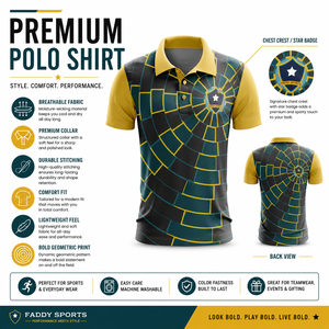 Camiseta Polo Deportiva Sublimada Personalizada para Hombre, de Secado Rápido, Transpirable, para Golf, Informal, Diseño de Jersey de Equipo, Manga Corta - Product Image 6