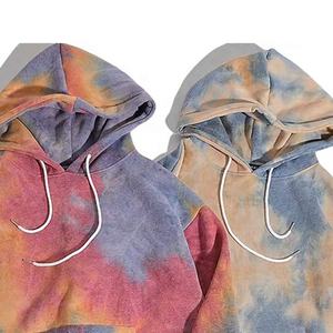 เสื้อฮู้ดมัดย้อมขนแกะโพลีเอสเตอร์น้ำหนักเบาใส่ได้ทุกเพศมีฮู้ดพิมพ์ลายหลากสีขายดีสำหรับผู้ชายและผู้หญิง - Product Image 4