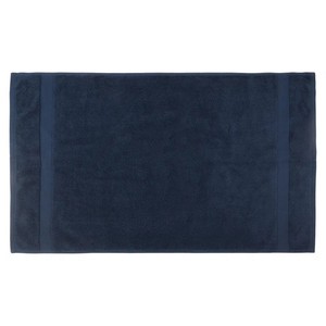 Solid Bath Rug Rectangle 100% Tufted Cotton Non-Slip Rubber Backing Machine Washable Home Use - Product Image 1