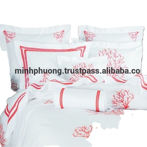 Draps de literie brodés frais Vietnam Ensemble élégant et durable Produit chaud - Product Image 4