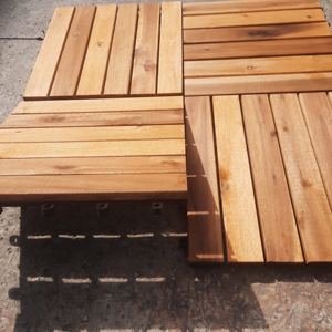 Plancher d'ingénierie à verrouillage beau design de parquet pour balcon extérieur/terrasse/carreaux de terrasse en bois au bord de la piscine - Product Image 5