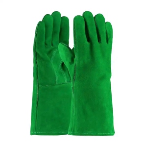 Guantes de Soldadura de Seguridad de Cuero Reforzado de Alta Calidad, Certificados CE, Libres de Látex, Resistentes a la Abrasión y al Calor - Product Image 3