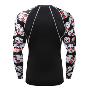 Rashguard Homme 2026 à Manches Longues à Séchage Rapide, Style Sportif Imprimé, Tissu de Compression pour la Gym – Fournisseur - Product Image 4