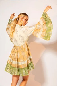 Robe longue bohème rose pour femme, sans manches, col carré, taille haute unie, volants élégants, tricotée, ample, écologique, été - Product Image 4