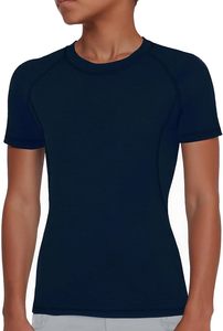 Men's Crew Neck Short Sleeve Fitted Moisture Wicking <b>Polyester</b> <b>T</b>-<b>Shirt</b> All Seasons Solid Color Pullover Top - Product Image 5