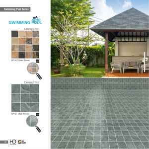 Azulejos Cerámicos para Piscina de Exterior, 300x300mm, Brillantes, 7.5mm de Grosor - Product Image 3