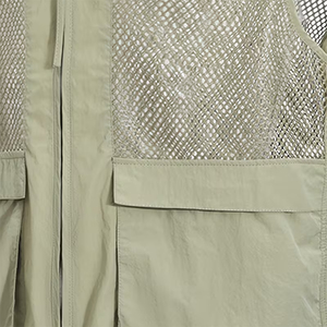 Gilet de travail extérieur détachable en maille multi-poches pour photographe et pêcheur, taille personnalisable - Product Image 6