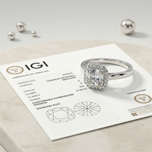 Anillo de Compromiso y Aniversario con Diamante Cultivado en Laboratorio Certificado por IGI de 1.6 CT, Corte Esmeralda, Oro Sólido de 9K, Chapado en Rodio, Joyería Fina para Mujer - Product Image 3