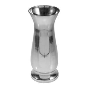 Jarrón de Metal Plateado, Elegante Centro de Mesa Decorativo para el Hogar, Arreglos Florales y Decoración de Mesa - Product Image 1