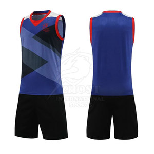 Camisetas y pantalones cortos de voleibol profesionales hechos de material duradero diseñados para máxima comodidad y rendimiento en el campo. - Product Image 2