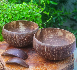 ชุดชามมะพร้าว FAIZA CRAFT สุดหรูทันสมัย ขายดีที่สุด ผลิตด้วยมือ เป็นมิตรกับสิ่งแวดล้อม จากอินเดีย - Product Image 4