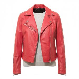women leather <b>jacket</b> elegant look perfect for <b>evening</b> events parties and premium fashion styling <b>Ladies</b> Leather <b>Jackets</b> - Product Image 1