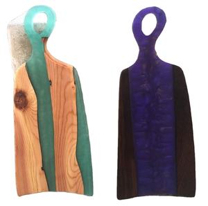 Plateau de service époxy en bois de la meilleure qualité, style moderne pour la maison, hôtel, restaurant, produit, plateau à découper - Product Image 4