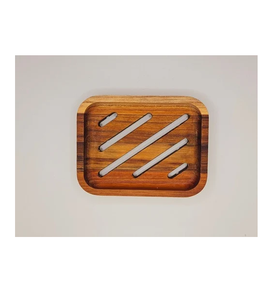 Reusable Wood Soap Holder <b>Bar</b> Soap Holders for <b>Shower</b> Wood Hollow Soap Dish Holder Best quality - Product Image 2