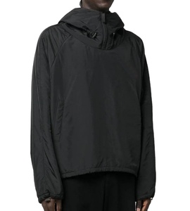 Chaqueta Cortavientos Impermeable con Capucha Estilo Vintage de Nailon Arrugado, Transpirable, Resistente al Agua, Cortavientos para Exteriores - Product Image 1