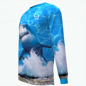 เสื้อตกปลาคุณภาพสูง ผลิตจากผ้าที่เบาและระบายอากาศได้ดี สวมใส่สบาย แห้งเร็ว - Product Image 2