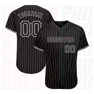 เสื้อเบสบอลแบบใหม่สั่งทำได้ คุณภาพสูง ผลิตจากโพลีเอสเตอร์ ชุดยูนิฟอร์มเบสบอลสำหรับผู้ใหญ่ ชุดกีฬา พิมพ์ลายแบบซับลิเมชั่น - Product Image 1