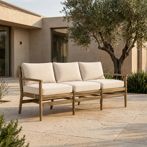 Modern Outdoor <b>Rattan</b> Rope <b>Sofa</b> Set Waterproof Wicker Dining Living Room Patio Garden Furniture Indonesia Teak Couch Villa Ito - Product Image 1