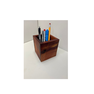 Porte-stylos en bois d'acacia, nouveau design, pour le rangement des fournitures de bureau, meilleur cadeau pour les entreprises, à un prix incroyable - Product Image 6