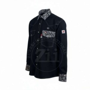 Chemises à manches longues 100% coton, nouveau design, vêtements de travail en plein air, imperméables, pour la soudure, sécurité, légers, NFPA2112 - Product Image 5