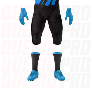 Uniformes de Fútbol Americano Personalizados Premium, Tallas Grandes, Spandex/Algodón, Manga Corta, Secado Rápido, Transpirables - Product Image 5