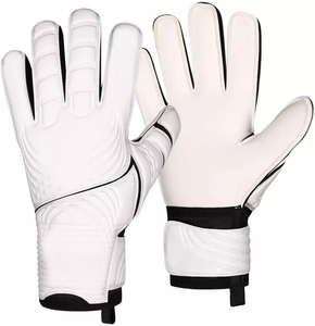 OEM Football Goalkeeper Gloves Full <b>Finger</b> Leather Non-Slip Breathable Adjustable Wrist <b>Strap</b> Unisex Sports Protection - Product Image 2