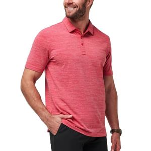 เสื้อกอล์ฟผู้ชายแบรนด์ดัง ผ้าฝ้าย 100% ปักโลโก้ด้านหน้า รับสั่งทำไซส์ใหญ่พิเศษ สำหรับฤดูร้อน ขายส่ง - Product Image 2