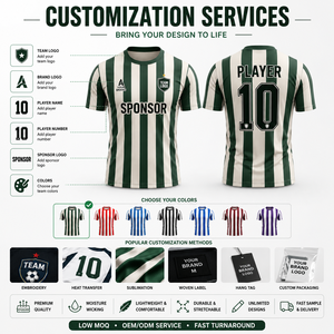 Fabricant de maillots de football rayés personnalisés, respirants, à séchage rapide, pour équipes de football, sublimation, entraînement, match, uniforme, OEM, ODM - Product Image 3