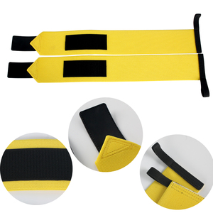 En gros, Bandes de poignet en coton élastique robustes pour haltérophilie et musculation, avec logo personnalisé, confortables pour la musculation et la gym - Product Image 3