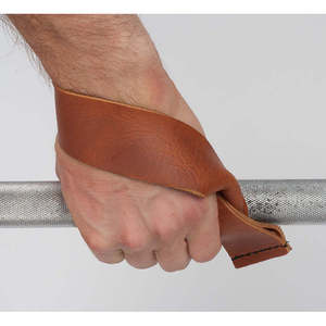 Sangles d'haltérophilie unisexes en cuir de vachette véritable - Product Image 6