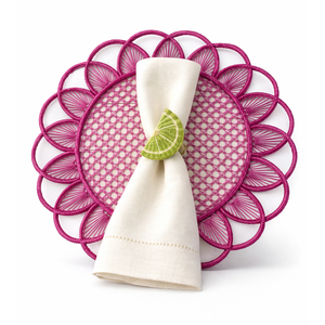 Best Wholesale New Design Bohemian <b>Paper</b> Rope Handmade Round Placemat and Napkin Set for Dining Table Decor From Vietnam - Product Image 4