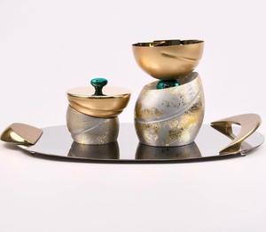 เตาเผากำยานทองเหลืองแท้ 100% ราคาขายส่ง เครื่องหอมหรูหรา งานฝีมือโลหะตกแต่ง เตากำยานบัคฮูร์ - Product Image 2