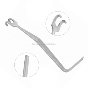 Retractor manual Aufricht Walter de doble punta 42x7mm 13.5cm, biselado, nasal, de acero inoxidable, profesional para cirugía ORL - Product Image 1