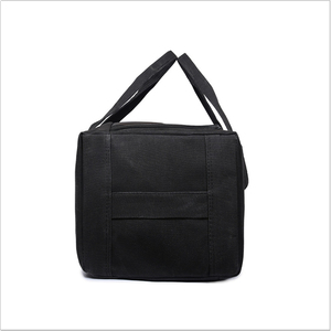 Sac de sport et de gym en polyester imperméable avec logo personnalisé, compartiments pour chaussures et articles mouillés - Product Image 6