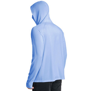 Sweat à capuche de pêche personnalisé OEM pour homme, imprimé par transfert thermique, respirant, manches longues, protection solaire UPF 50, haute performance - Product Image 5