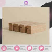 Produsen & Eksportir Profesional Menjual Tempat Kartu Marmer Travertine dengan Cetak Sablon untuk Dekorasi Rumah