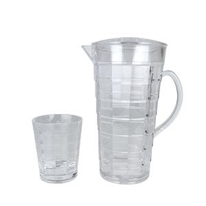 <b>Picnic</b> Acrylic Mosaic Design Water Glass - Product Image 1