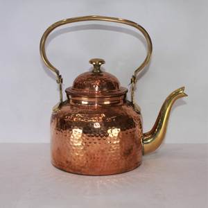 Tetera de Latón de Estilo Antiguo, Cafetera Hecha a Mano para Decoración de Cocina, Mesa de Comedor, Cafeterías, Hogares, Restaurantes, Hoteles, Suministro al por Mayor - Product Image 3