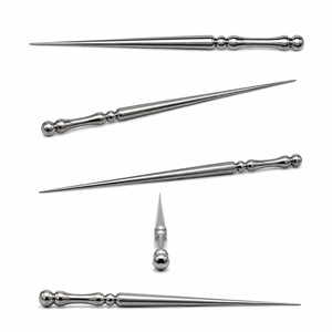 Aiguille à broder multifonction en acier inoxydable de 16 cm pour le point de croix, le point d'œillet et les travaux manuels DIY OEM - Product Image 5