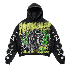 Hoodie Oversize en Molleton Français Tendance avec Bords Bruts Effet Vieilli et Impression DTG – Vêtement Urbain Premium - Product Image 6
