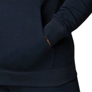 <b>Mens</b> <b>Navy</b> Blue Pullover Hoodie Casual <b>Fleece</b> Sweatshirt Long Sleeve Athletic Gymwear Activewear Hoodie - Product Image 6