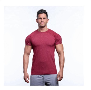 Coloré uni pas cher prix haute qualité T-shirts hommes à manches courtes microfibre t-shirt ensembles courts fabriqués avec du tissu de coton - Product Image 1