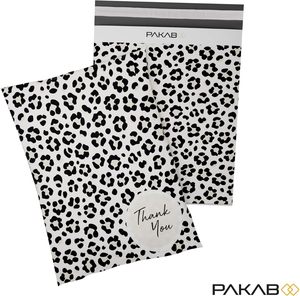 Non-Padded Envelopes with <b>Tamper</b> Proof Self-Seal, Cheetah Print Packaging - Product Image 2