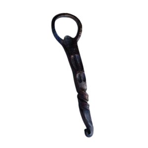 Diseño minimalista con acabado en polvo negro mate para decoración, decoración de bares, regalos, recuerdos, abridor de botellas. - Product Image 6