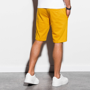 Lightweight Solid Casual Streetwear Sweat Short 360 Grams Woolen 100% Cotton Breathable <b>Windproof</b> Soft Elastic Waist OEM Private - Product Image 3